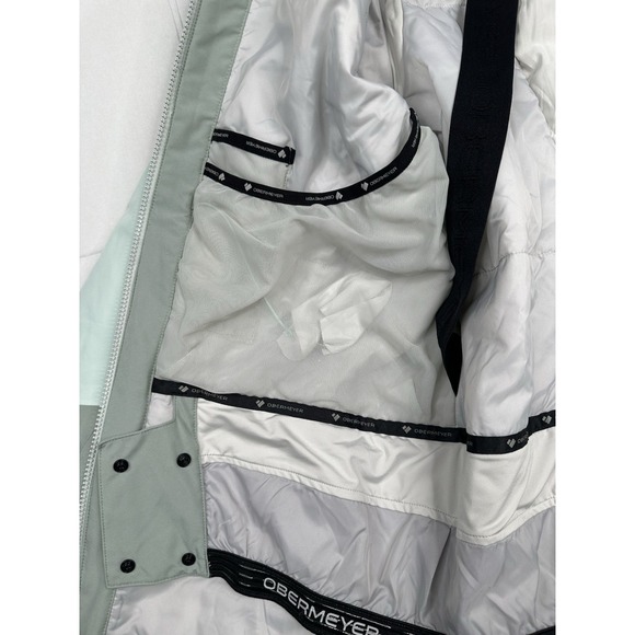 Obermeyer First Chair Glacial Ice Ski Jacket Women's Size 8 Primaloft NWT - Picture 6 of 13
